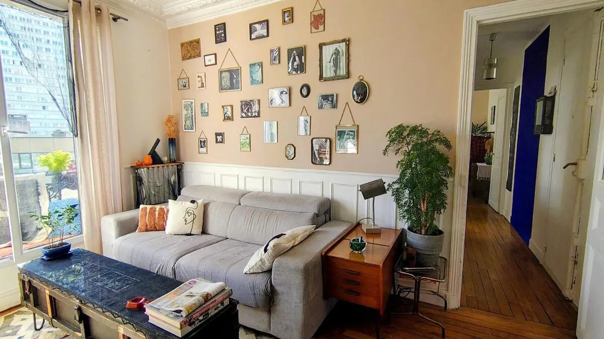 Sunny & Stylish 2-Bedroom In Viet-Namese District Paris 0*,